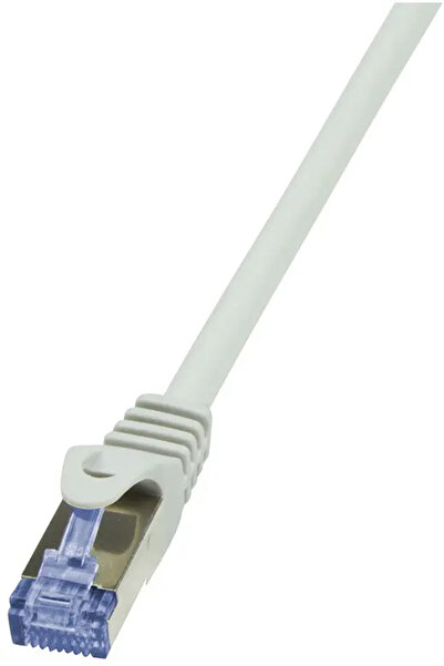 LogiLink CQ3012S Cablu patch Cat.6A 10G S/FTP PIMF PrimeLine 0,25m gri