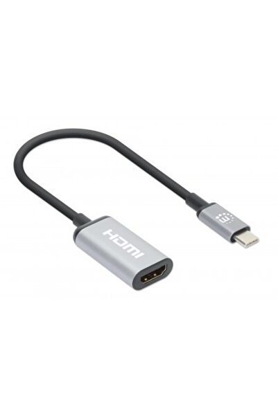 MANHATTAN 4K@60Hz Adaptor USB 3.2 Tip C la HDMI, cablu de 15cm