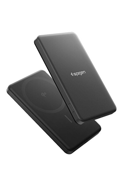 Spigen Powerbank Essential EA2205MQ 5000mAh 22.5W Qi2 MagSafe czarny