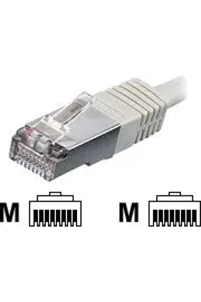 EQUIP Cablu patch Cat6 S/FTP 2xRJ45 30.00m alb LSZH pungă de plastic