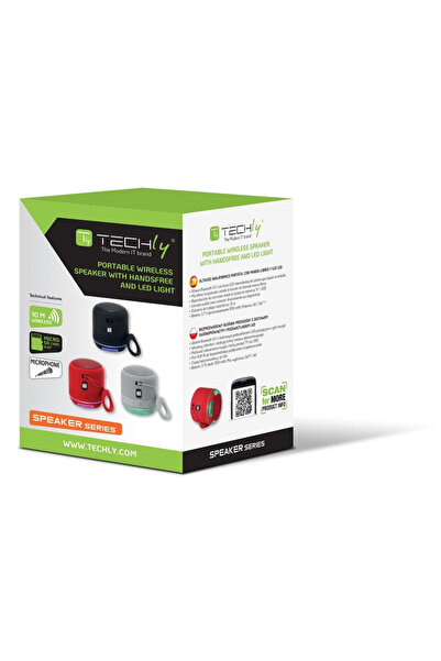 Techly Căști wireless G≈Ço≈õnik ICASBL94RE (Roșu)