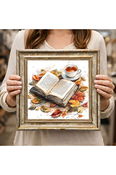 Dekorsiahome Tablou decorativ cu ramă în stil antic DK0048