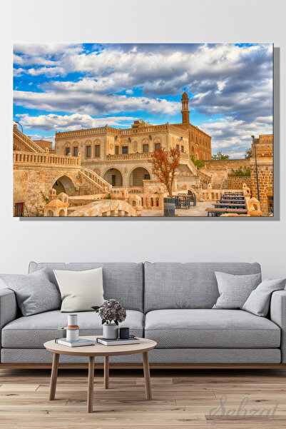 Şehzat Duvar Tablosu Yatay Kanvas Tekli Salon Mutfak Yatak Odası Ofis Mardin ...