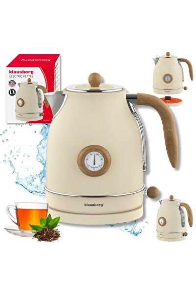 Klausberg Fierbător electric 1,7L cu termometru KB-9006 Retro