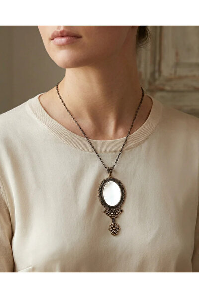 Dorvina Bronze Vintage Women's Medallion Authentic Copper Jewelry Large Mirro...