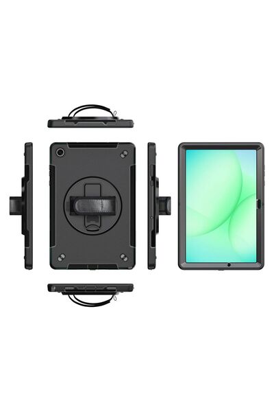 eSTUFF Husă OHIO Defender pentru Galaxy Tab A11+ cu curea de mână și curea de...