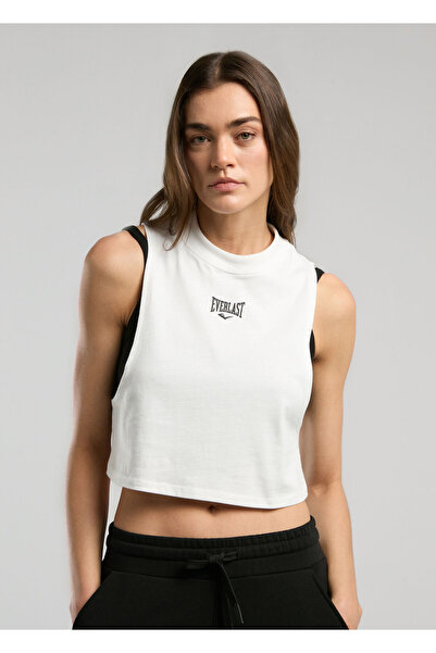 EVERLAST Ever Essentials Λευκό Γυναικείο Αθλητικό Τοπ