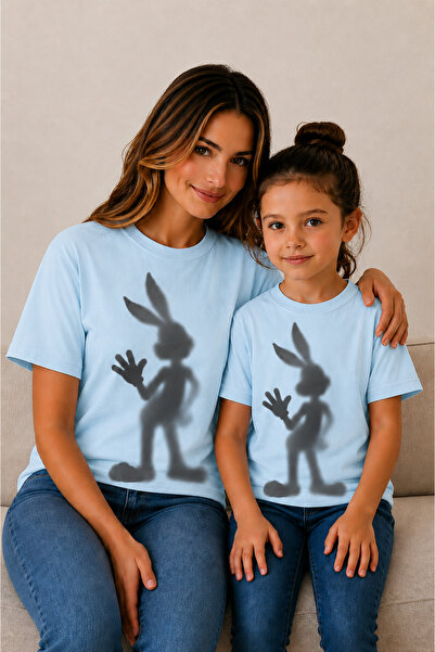 VODEXA Tricou supradimensionat pentru mamă și copil, combinație de tricouri, ...
