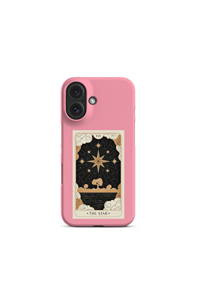 KaffCase İphone 16 Uyumlu Star Tarot Tasarımlı Telefon Kılıfı