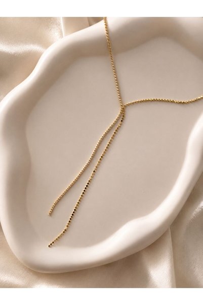 GONESSA Dekolte Suyolu Y Necklace