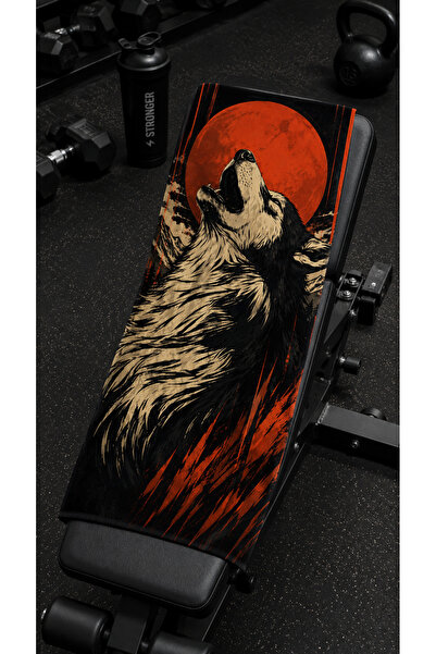 Piloji Wolf Figured Digital Printed Sports Towel Fitness Gym Towel - 48X90 cm...