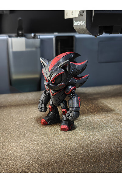 Modellio3D Mecha Shadow 10 CM Figür – 3D Baskı Koleksiyon Modeli