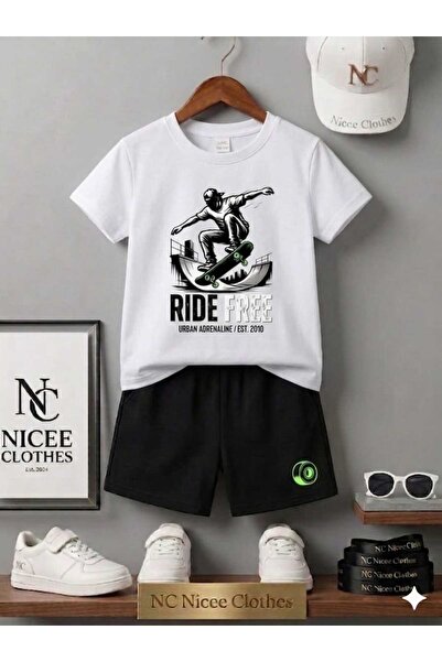 NC Nicee Clothes LETNJA DEČJA MAJICA I KRATKE HLAČE UNISEKS (KAY KAY PRINT)