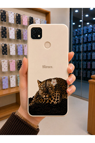 OVADA Redmi 9C/10A Uyumlu Leopar Desenli Silikon Telefon Kılıfı