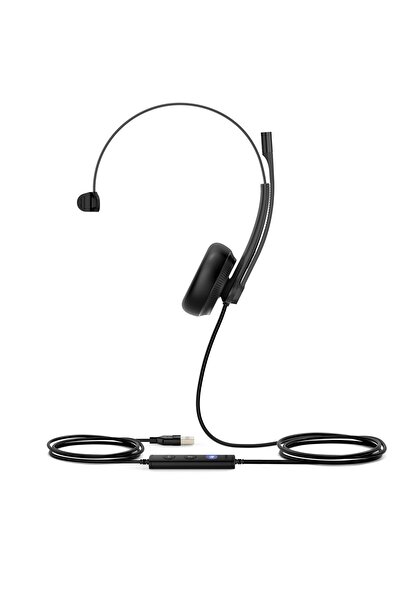 Yealink Headset Wired Head-Band Office/Call Center Usb Type-A Black