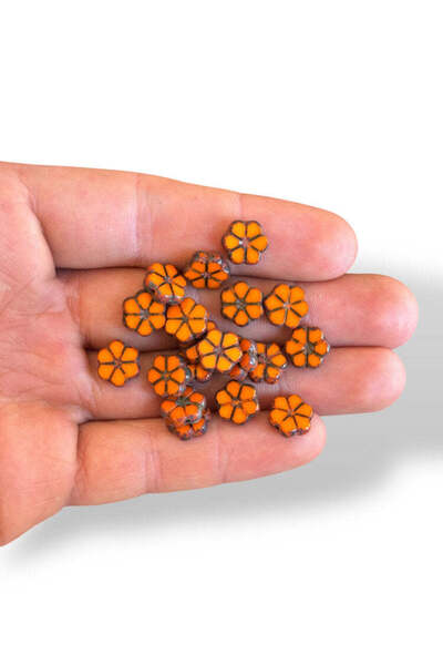 Bozhi Bead Set 10Gr Czech Glass Beads - Czech Glass Beads Scale
