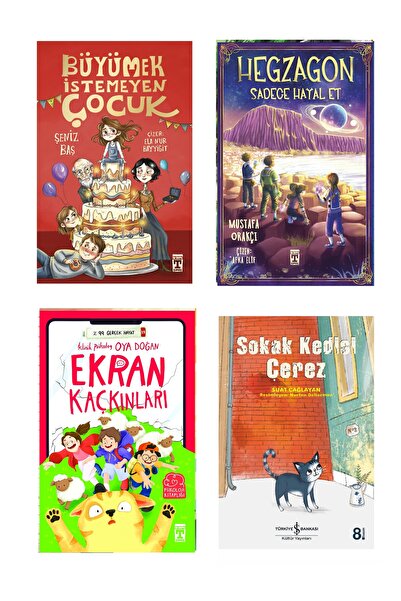 Timaş Çocuk 4-5-6 Grade Reading Don'T Want to Grow up Children's Screen Creep...
