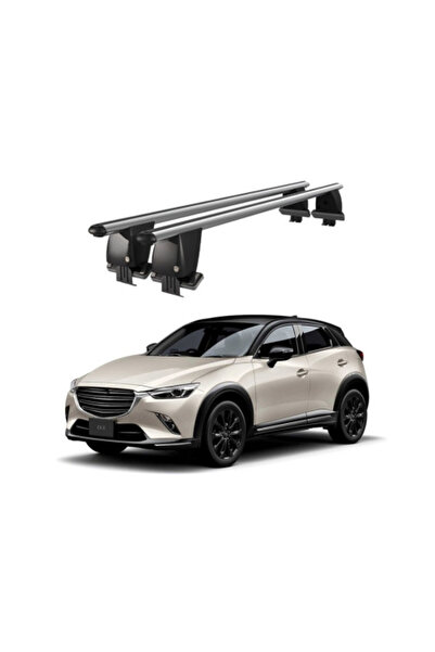 OEM Aluminum car trunk crossbars compatible with smooth roof Mazda CX-3 2015-...