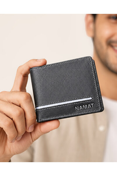 NAMAT Premium Genuine Leather Bi-fold Wallet – Stylish, Compact & Durable - C...