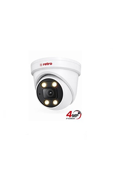 Midcom Retro RT-AD2204 4MP IP Poe 2.8MM Gece Renkli iç Mekan Dome Kamera