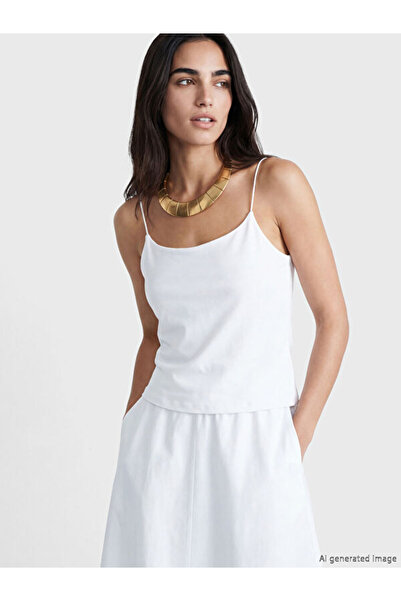 LC Waikiki Rmz Gi̇yi̇m Farkiyla U Roba Collar Rope Strap Women's Undershirt
