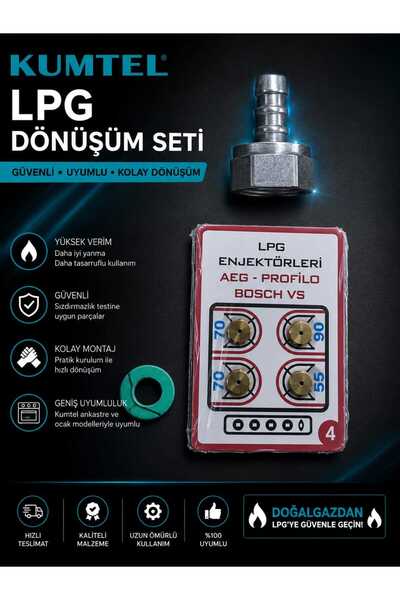 KUMTEL OCAK LPG DÖNÜŞÜM SETİ ENJETÖRÜ