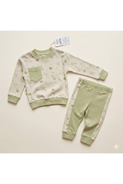 KapsülBebek 2-Piece Baby Tracksuit Set – 100% Cotton