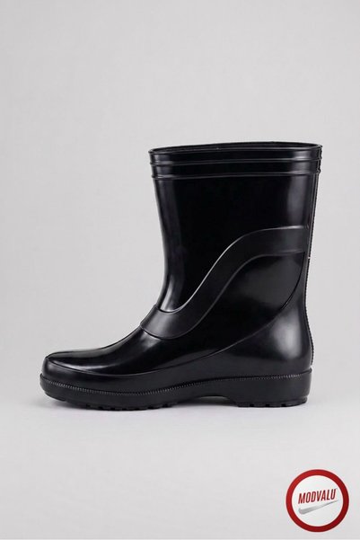 MODVALU Svart |   Non-Slip Sole Waterproof Short Work Garden Rain Boots