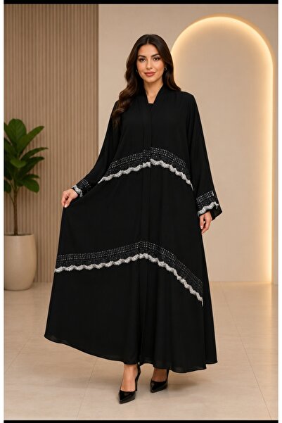 NOUR Light and Soft Tigan Fabric, Two-Layer Lace Embellishments, Klosch.