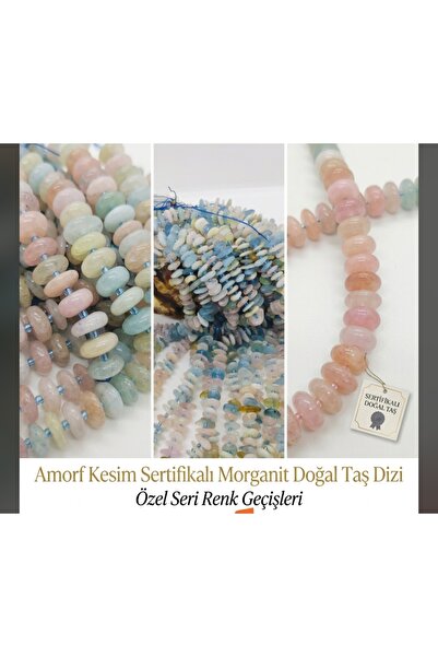 best bioenerji taş terapi Amorphous Cut Morganite Natural Stone Array – Certi...