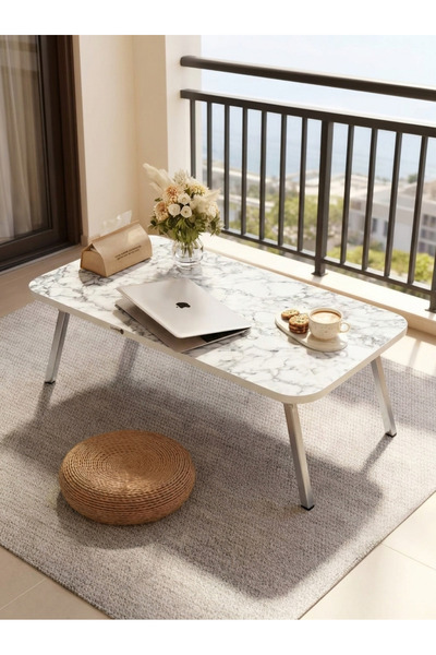 The Living Modern Rectangular Floor Table | The Smart Space-Saving Table