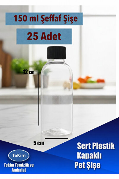 tekim temizlik ve ambalaj Kalın Plastik Pet Şişe Siyah Kapaklı Zemzem Şişesi ...