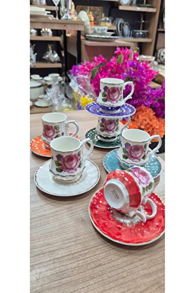 ERVA CARMİLLA PORSELEN 6 KİŞİLİK FİNCAN TAKIMI