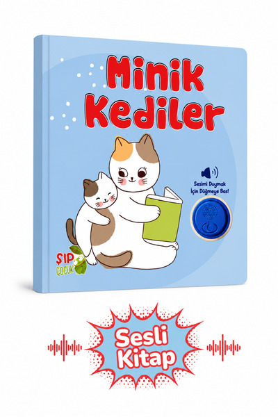 Espri Toys MİNİK KEDİLER ÇOCUK SESLİ KİTAP EĞİTİCİ HİKAYE KİTABI