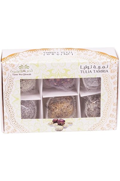 Tamr Wa Qhwah Tulia Tamria Gourmet Date Sweets with Nuts (6pcs)