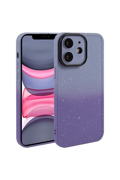 sscase Gradient Starry Θήκη Σιλικόνης Grey Purple (Apple iPhone 11)