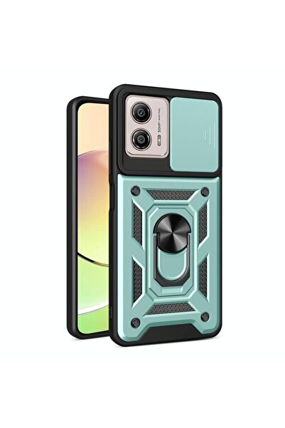 sscase Sliding Camera Σκληρή Θήκη με Δαχτυλίδι Green (Motorola Moto G53 5G)