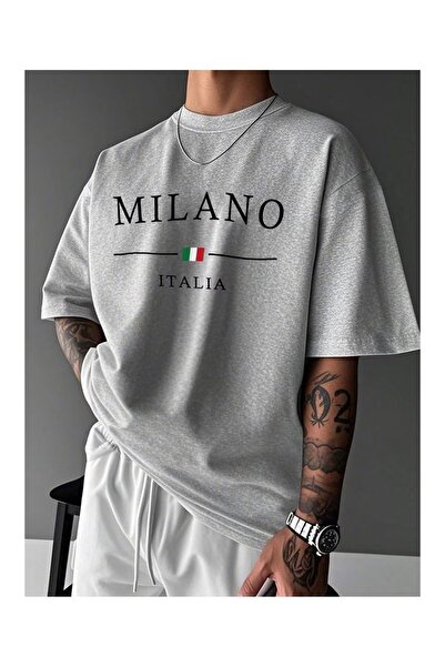 bellanova Unisex Oversize Printed T-Shirt Streetwear Comfortable Fit Daily Pr...