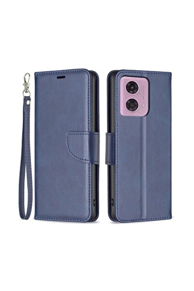 sscase Light Θήκη Πορτοφόλι Blue (Motorola Moto G34 5G)