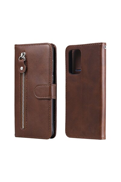 sscase Fashion Calf Texture Θήκη Πορτοφόλι Brown (Samsung Galaxy A52/A52s)