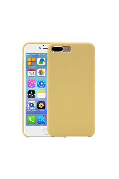 sscase Pure Color θήκη Σιλικόνης Yellow (Apple iPhone 8 Plus/7 Plus)