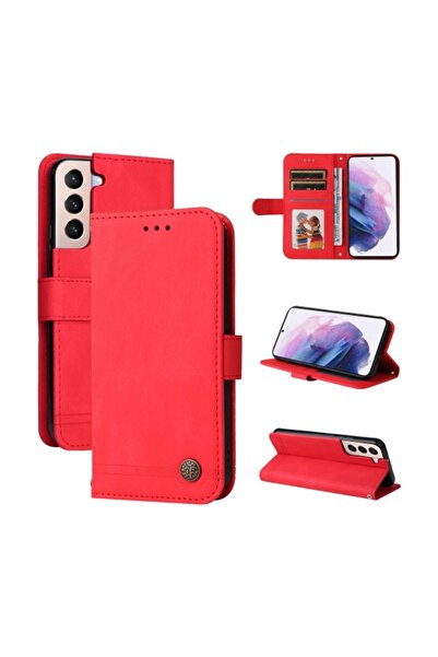 sscase Skin Feel Life Tree Θήκη Πορτοφόλι Red (Samsung Galaxy S22 Plus 5G)
