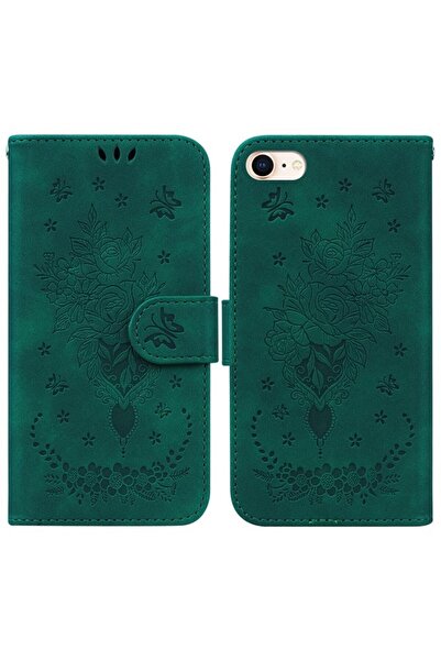 sscase Butterfly Rose Θήκη Πορτοφόλι Green (Apple iPhone SE 2020/8/7)