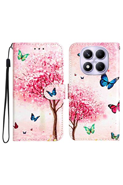 sscase Colored Drawing Θήκη Πορτοφόλι Cherry Tree (Xiaomi Redmi Note 15 Pro 4G)