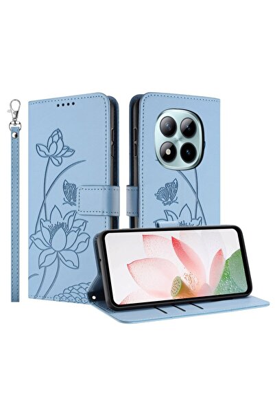 sscase Lotus Θήκη Πορτοφόλι Light Blue (Xiaomi Redmi Note 15 Pro 4G)
