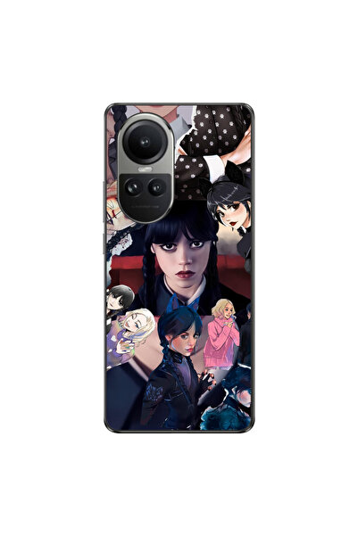 OEM Husa compatibila cu Oppo Reno10 5G Silicon Gel Tpu Model Wednesday Addams...
