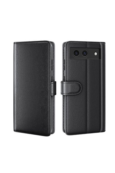 sscase Genuine Leather Θήκη Πορτοφόλι Black (Google Pixel 8a 5G)