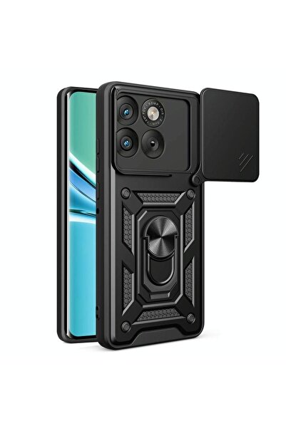 sscase Rotary Camera Lid Σκληρή Θήκη με Δαχτυλίδι Black (Motorola Edge 70 5G)