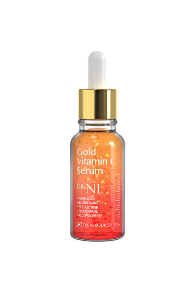 DR NL Ser Premium Vitamina C 24K Gold, antioxidant pentru luminozitate si fer...