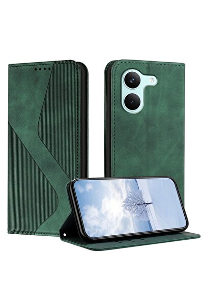 sscase Lines Θήκη Βιβλίο Green (Xiaomi Poco X8 Pro 5G)